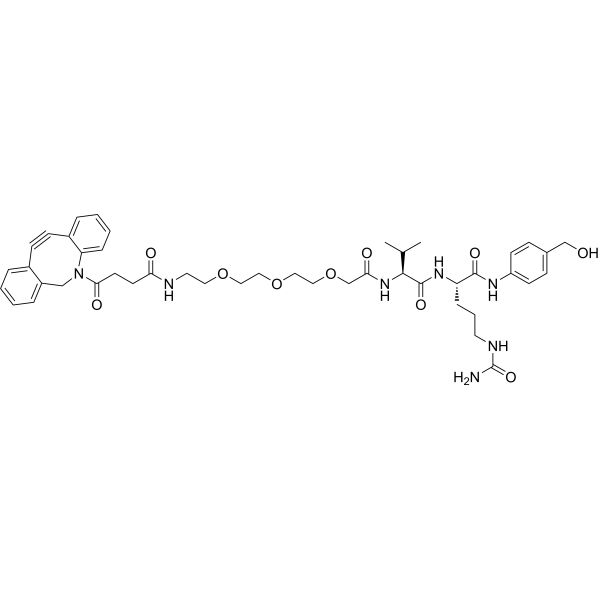 DBCO-PEG4-acetic-Val-Cit-PAB